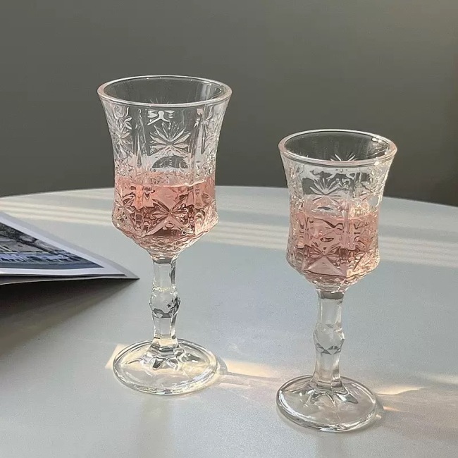 glass goblet wine glass